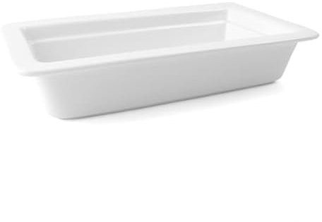 Holst Porzellan GN 1-3 65 Gastronorm GN-Schale 65 mm GN 1/3, weiß, 17.6 x 32.5 x 6.5 cm
