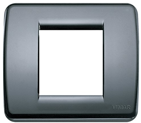 VIMAR 17098.15 Platte Rondo, 1-2 Module, Graphitgrau