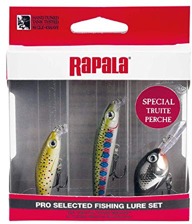 Rapala - Ultra Light Angelköder Kit - Forellen- und Barschköder - Ultra Light Shad 4cm, Ultra Light Minnow 6cm und Ultra Light Crank 3cm - Süßwasser - Hergestellt in Estland - Mehrfarbig