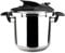 Magefesa Nova - Olla Express Rápida 6L, Acero Inoxidable 18/10, Sensor de Presión, Cierre Fácil y Cómodo, Cocina Sana, Inducción, Ahorro Energético