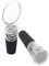Fackelmann Plug of Wine/Decanter, Plastic, Clear/Black