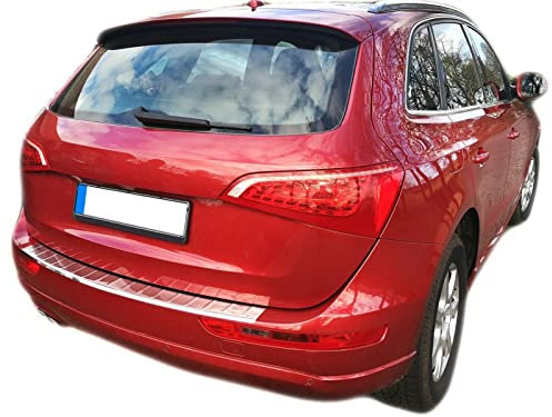 Ladekantenschutz Edelstahl CHROM kompatibel für AUDI Q5, TYP 8R | 2008-2016 | mit Abkantung | premium Qualität von RECAMBO