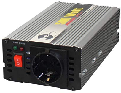 Wechselrichter 12 V DC/230 V AC 50 Hz - 1.000 Watt kurzfristige Spitzenleistung 500 W (1 ST)