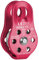 ALPIDEX Seilrolle Umlenkrolle 22 kN - Fix Pulley Flaschenzug - geeignet für Textilseile bis 13 mm Durchmesser - EN12278, Farbe:rot