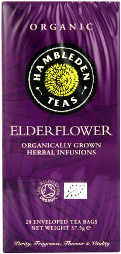 Hambleden Herbs Organic Elderflower Tea 20 Teabags (1 Pack)