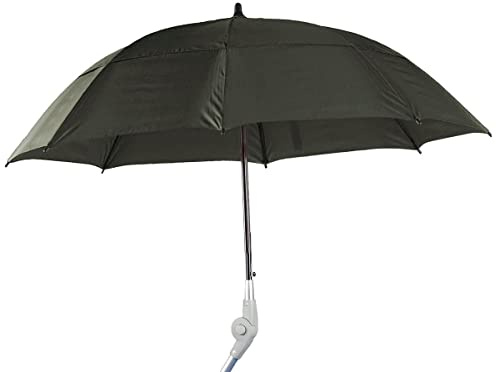 Rollatorschirm, fixierbarer Schirm mit Halterung für Rollstuhl und Rollator