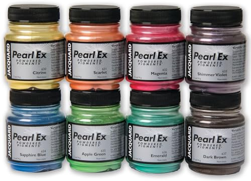 Jacquard Pearl Ex Pigment Chromatic 8 Color Set