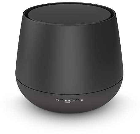 Stadler Form Aroma Diffuser Julia, Raumbedufter mit LED-beleuchtetem Effekt-Nebel, Aroma-Diffuser mit Intervall-Modus, Schwenkfunktion, für Duftöl geeignet, 54 h Laufzeit, schwarz