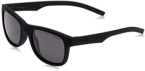 Polaroid KIDS Kinder Brille PLD 8020/S Größe 46-18 mm Rubber Schwarz polarisiert