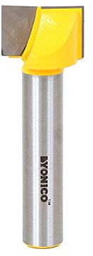 Yonico 14973 1-Inch Bottom Cleaning Router Bit 1/2-Inch Shank