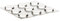 HomeXpert Schutzpuffer Clear 19mm, Ku.transp.Koni, selbstklebend, 1 Set, 1 Stück