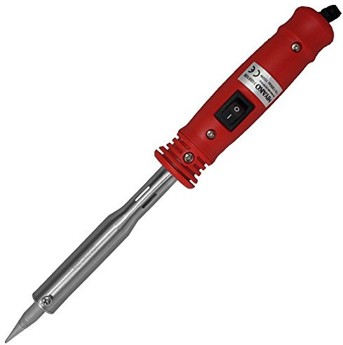 MIYAKO 100 Watt Soldering Iron with High-Performance Ceramic Heater, Heavy Duty Pencil Style Welder with Plastic Handle, Replaceable Tip and Power Switch (74B8100)