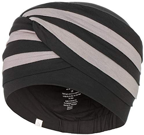 Christine Headwear Shanti Caretech Turban chusta na głowę, nakrycie głowy, dla kobiet, czarny/brązowy, w rozmiarze uniwersalnym