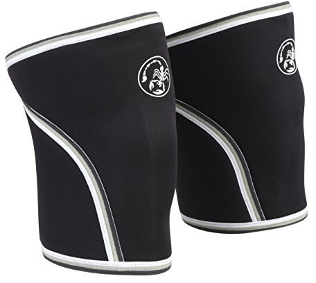 Scorpion Power lifting Paar 7 mm Neopren Knie Ärmel Crossfit Packungen Kniebandage XL