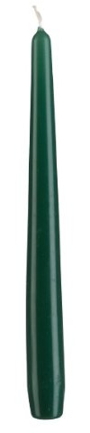 Spitzkerzen Grn 24 cm, 12 Stck, Unparfmiert, RAL Kerzen Gte Qualitt