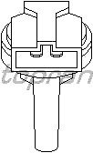 TOPRAN 111 033 Temperaturschalter Kühlerlüfter Kompatibel mit VW Transporter V Bus 7HB, 7HJ, 7EB, 7EJ, 7EF, 7EG, 7HF, 7EC 111 033 001 1J0907543A