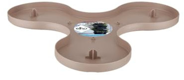Elho Corsica Jardin Vertical Soucoupe M - Taupe - Extérieur - Ø 35 x H 1.5 cm