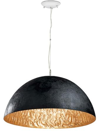 Faro Barcelona 29468 - MAGMA Schwarz-goldene Pendelleuchte