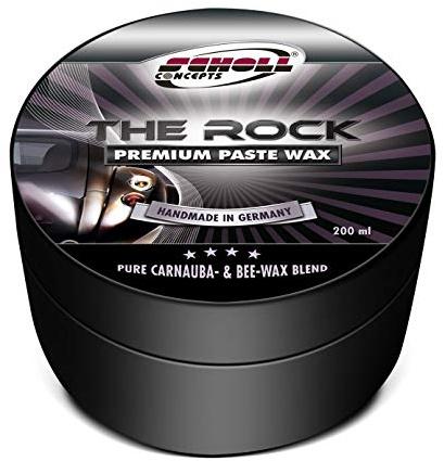 Scholl Concepts The Rock | 200ml | Premium Carnauba-Wachs | Lotus-Effekt | Handgefertigt in Remseck, Germany | 40g Carnauba-Wachs pro Dose