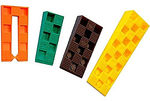 Probox Von 245 Abstandskeilen Verzahnt - 60 Orange, 70 Grün, 75 Braun, 40 Gelb