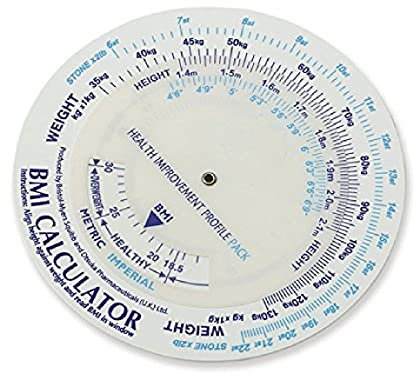 GiMa 27336 Disco Rechner IMC, Mass-Index, 10 Stück
