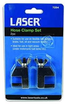 Laser 7254 Hose Clamp Set 2pc, Black