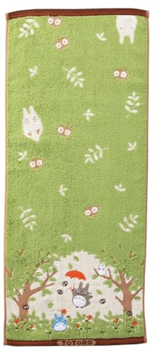 Marushin Handtuch Shade of The Tree 34 x 80 cm. Mein Nachtisch Totoro Studio Ghibli