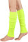 Durio Stulpen Damen Beinwärmer Winter Legwarmers Lange Ballettstulpen in vielen Farben Neon Gelb One Size