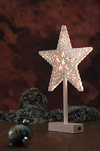 Gravidus Weihnachtsstern mit LED Beleuchtung, Batteriebetrieben