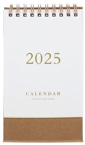 STOBOK Tischkalender 2020–2021, Stand-Up-Desktop-Jahreskalender, Organizer, Flip-Tagesplaner, monatliche Seiten, Staffelei-Kalender (grau)