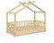 VitaliSpa Hausbett Design, Naturholz, 70x140 cm