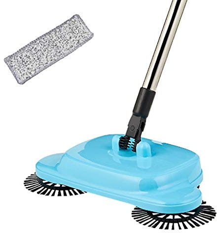 Escoba NLIAN Limpieza doméstica Lazy Barredora Manual automática Barredora Aspiradora de Piso Multifuncional Sin Electricidad Recogedor de Basura Basura