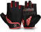 MOREOK Fahrradhandschuhe für Herren Damen Sommer Radsporthandschuhe Halbfinger 5MM SBR Gel rutschfeste/stoßdämpfende Handschuhe für Mountainbike, Rennrad & Downhill-R-M