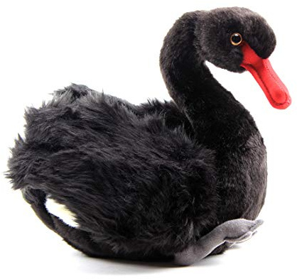 uiuoutoy Black Swan Plüschtier Simulation Tier Weiche Stoffpuppe Spielzeug Kinder Geschenk 10 Zoll