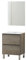 Baikal Conjunto Mueble de Baño con Lavabo y Espejo, con Patas, en Varios Acabados, Melamina 16. Puerta + Cajón 60 cm Nebraska