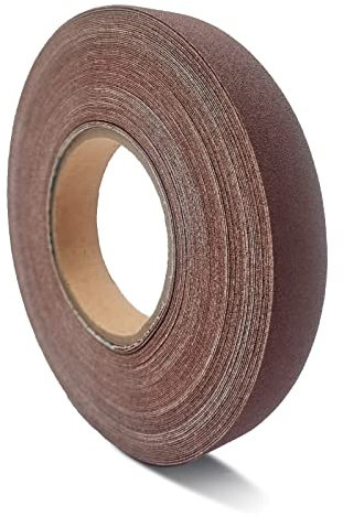 LYFJXX Schleifpapierrollen, Schleifpapier, 2,5 cm, für Drechsler, Möbelreparatur, Holzarbeiter, Metallarbeiter und Karosseriearbeiten, 240er-Körnung, 50 m