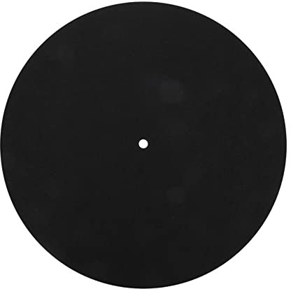WHAMVOX 12 Bloc-Notes en Feutre Tapis De Disque Vinyle Tapis en Caoutchouc Plateau Tournant Technique Antistatique Tourne-Disque Crosley Vinyles Platine DJ Tampon De Laine Plaque Tournante