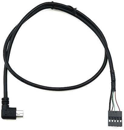 MOUDOAUER USB Interface CPU Cooler Cable for CORSAIR Hydro Series H80i V2 H90, Micro USB Male to 5 Pin Motherboard Female Adapter