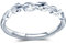 MICMIF Damenring Infinity 925 Sterling Silber Ringe Frauen Verstellbare Ring Unendlichkeit Ring Bandring Fingerring Schmuck für Frauen Freundin Mädchen Mutter