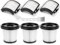 6Pack IW Series (3 Post-Motot Filters and 3 Sector HEPA Filters) Replacemet for Shark Detect Pro Cordless Auto-Empty System Anti Hair Wrap Vacuum Cleaner IW1511UK IW3510UK IW3611UKT BU3521UK