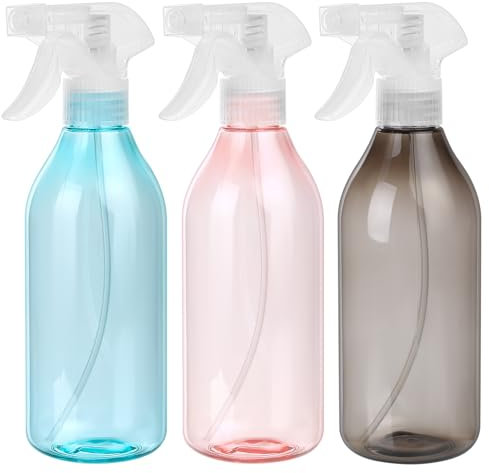 3 Pcs 450ML Pulverisateur Flacon Vaporisateur Vide, Flacons Pulvérisateur Vide, Bouteille Spray Vide, Vaporisateur Eau en Plastique Réutilisable, Flacon Pompe Vides pour Nettoyage Plantes Jardinage