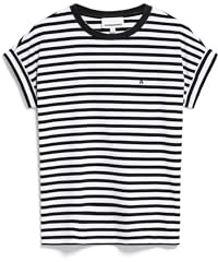 ARMEDANGELS Damen T-Shirt aus Bio-Baumwolle IDAARA Stripes Loose Fit