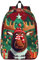 WURTON Lustiger Weihnachtsrucksack, Elch-Druck, vielseitiger Rucksack für alle Unisex Arbeit, Wandern, Segeltuch-Rucksack, Schwarz, Medium