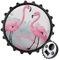 Aimant de réfrigérateur et ouvre-bouteille créatif, motif flamant rose, facile à utiliser, parfait pour la décoration de cuisine et les amateurs de bière
