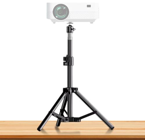 Trépied de projecteur télescopique pliable en métal épais durable pour la musique