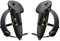 AMVR Extended Controller Grips Cover Compatible with Meta/Oculus Quest 3S/Quest 3 Accessories, with Battery Opening Cover and Knuckle Straps Protector, Suitable for Large Hands