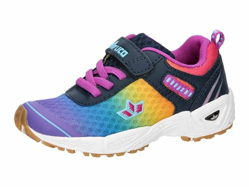 Lico Mädchen Sportschuh Sportschuh Barney VS, Marine/Lila/Türkis, 36 EU