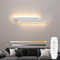 niuniaj Applique Murale Intérieure LED avec Télécommande,15W 1800LM applique murale Dimmable 3000K-6000K Réglable,60CM blanc Lampe Murale Moderne pour Chambre Salon Couloir Escalier Hôtel Bureau