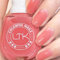 Jelly Nail Polish - Translucent Pink Nail Varnish - Quick Dry & Long Lasting Pale Pink Nail Polish - Non Toxic Breathable Natural Nail Varnish No Need UV Lamp for Women Girls