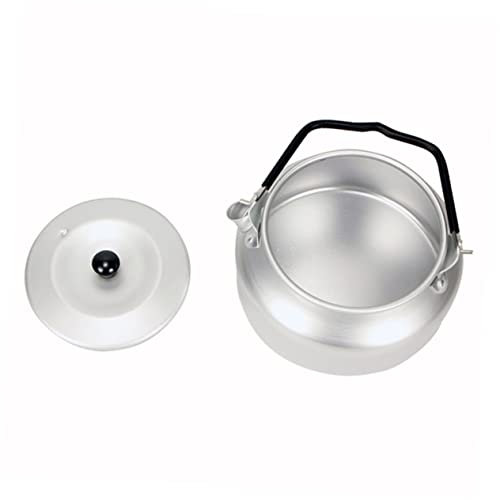 Warmhm Portable Camping Kettle Retro Style Induction Cooker Safe Heat Resistant Mini Travel Kettle Outdoor Tea Pot